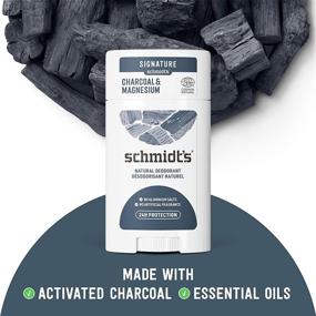 img 2 attached to 💪 Schmidts Natural Deodorant Charcoal Magnesium: Odor-Free Protection with Detoxifying Charcoal and Nourishing Magnesium