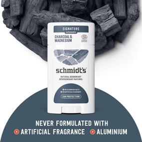 img 1 attached to 💪 Schmidts Natural Deodorant Charcoal Magnesium: Odor-Free Protection with Detoxifying Charcoal and Nourishing Magnesium