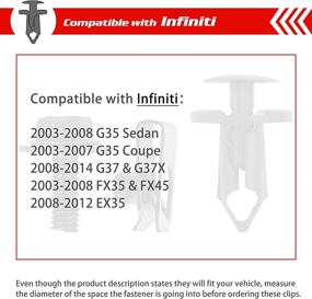 img 2 attached to OTUAYAUTO 35PCS Engine Splash Shield Bolts - 10Mm Bumper Bolts