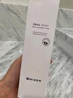img 1 attached to Get Silky, Glowing Skin With MIZON Snail Deep Cleansing Foam - Gentle Exfoliation, No Irritation! review by Larry Cho