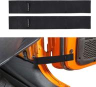 🚪 joytutus door limiting straps - heavy-duty adjustable check straps for wrangler (2 pack) - compatible with cj yj tj jk jku jl jlu 1996 to 2022 - load capacity of 1000 lb логотип