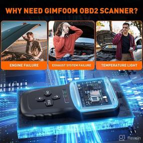 img 2 attached to 🚗 GIMFOOM OBD2 Scanner: The Ultimate Automotive Engine Fault Diagnostic Scan Tool for All OBD II Cars