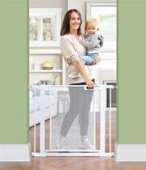 🚪 ohgeni baby gate for stairs: a spacious and secure mesh dog gate for doorways and hallways logo