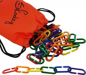 img 3 attached to Математические игрушки для сортировки цветов радуги с помощью щипцов-ножниц - Skoolzy Linking Manipulatives