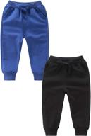 t h l s toddler sweatpants cotton pockets girls' clothing ~ pants & capris логотип