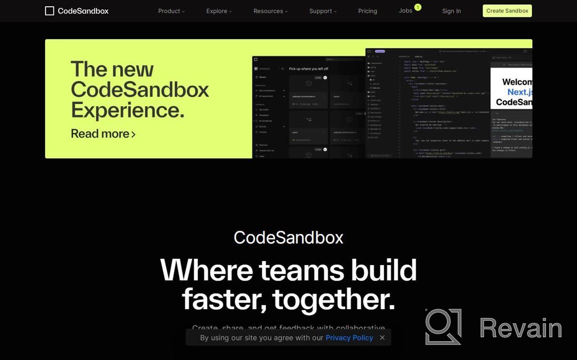 img 1 attached to CodeSandbox review by Shane Minter