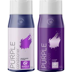 img 4 attached to 👱 Blonde Hair Purple Shampoo and Conditioner