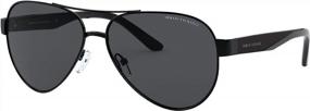 img 3 attached to Armani Exchange AX2034S Aviator Sunglasses