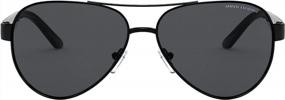 img 4 attached to Armani Exchange AX2034S Aviator Sunglasses