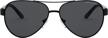 armani exchange ax2034s aviator sunglasses logo