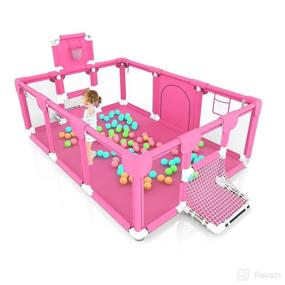 img 4 attached to Bouncats Playpen Playpen Outdoor Toddlers