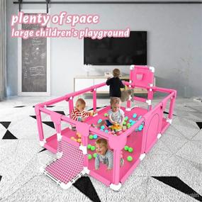 img 2 attached to Bouncats Playpen Playpen Outdoor Toddlers