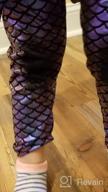 img 1 attached to Loxdonz Mermaid Stretch Leggings for Girls' Clothing review by Jennifer Lawson