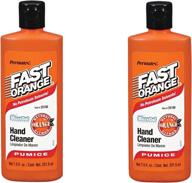 permatex fast orange fine pumice lotion hand cleaner - 7.5 fl oz (2-pack) logo