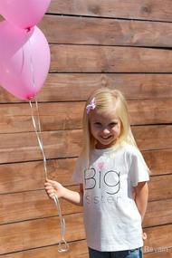 img 1 attached to 👧 Adorable Big Sister T-Shirt: Perfect for Toddler Girls and Pregnancy Announcements