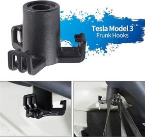 img 3 attached to Tesla Model 3 Trunk Grocery Bag Hook: 2016-2022 DXGTOZA Rear Cargo Accessory