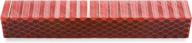 woodriver acrylic honeycomb pen blank – red logo