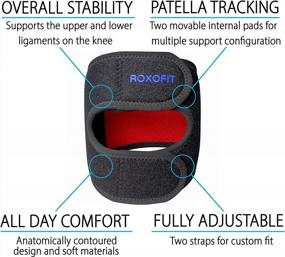 img 2 attached to Patellar Tracking Dual Support Strap: Pain-Relieving Knee Brace For Men And Women With Patella Tendonitis, Osgood-Schlatter & Chondromalacia