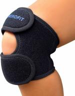 patellar tracking dual support strap: pain-relieving knee brace for men and women with patella tendonitis, osgood-schlatter & chondromalacia логотип