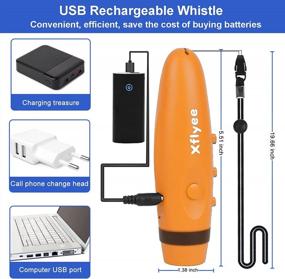 img 1 attached to Xflyee Electronic Whistle: USB Rechargeable, Adjustable Tones For Referees, Coaches & Teachers | Perfect For Outdoor Activities, Boating, And Safety