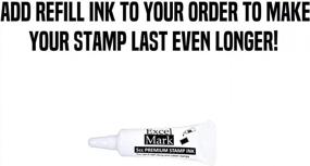 img 2 attached to Self-Inking Notary Stamp For New Jersey - ExcelMark