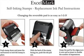 img 3 attached to Self-Inking Notary Stamp For New Jersey - ExcelMark