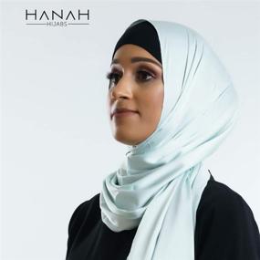 img 1 attached to Hanah Hijabs Premium Turban Headwrap Women's Accessories for Scarves & Wraps