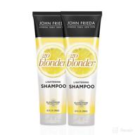 💇 get gorgeous blonde hair with john frieda blonder lightening shampoo hair care logo