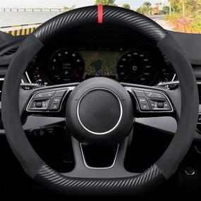 img 2 attached to Ergocar Microfiber Anti Slip Protector Breathable Interior Accessories best in Steering Wheels & Accessories