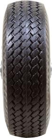 img 3 attached to 🔨 Marathon 4.10/3.50-4" Flat Free Utility Tire on Wheel – Versatile All-Purpose Tire with 3.5" Centered Hub and 3/4" Bearings