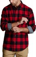 👕 weatherproof vintage flannel shirt large: style meets durability for all-weather fashion logo