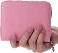 buvelife rfid blocking credit card holder wallets for women genuine leather credit card wallet logo