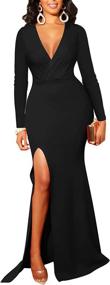 img 3 attached to 👗 Sleeve Bodycon Cocktail Dress for Women by GOBLES: Trendy Women's Clothing in Dresses