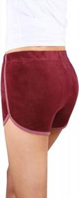 img 2 attached to DiShang Women'S Dolphin Shorts Velvet Stretchy Fitness Running Workout Lounge Active Exercise Yoga Shorts