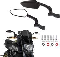 🏍️ dreamizer universal 8mm/10mm motorcycle rearview side mirrors (black) for street bikes, sport bikes, choppers, cruisers & scooters - enhanced for seo логотип