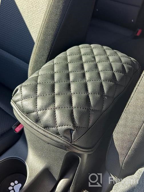 img 1 attached to KMMOTORS Sorento (2021-2023) Console Cover, Armrest Cushion, Black - Essential Accessories For Your Sorento! review by Byron Lucas