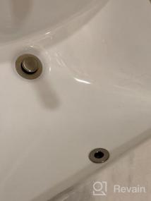 img 6 attached to Upgrade Your Sink With BWE Brushed Nickel Basin Trim & Overflow Cover