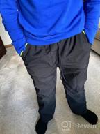 img 1 attached to Warm And Comfortable: IRELIA Winter Fleeced Lined Skiing And Hiking Pants For Boys And Girls review by Justin Kedzior