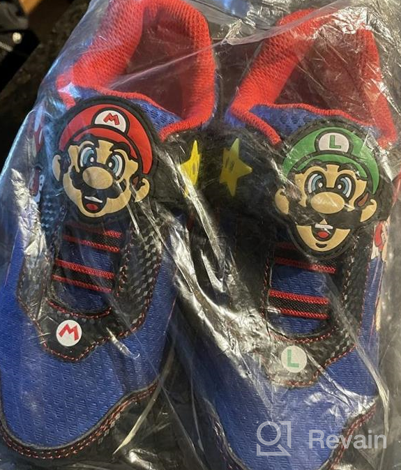 img 1 attached to 🕹️ Super Mario Brothers Sneaker Trainer Boys' Shoes: Level-up Your Style with Nintendo-Inspired Footwear review by Corey Evans
