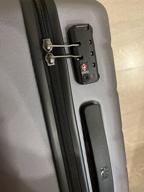 img 1 attached to Xiaomi smart suitcase, polycarbonate, 38 l, size S, gray review by Ognian Dimoff ᠌