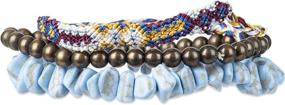 img 4 attached to Damen Hastings Multi Pack Stackable Bracelet Men's Accessories : Cuff Links, Shirt Studs & Tie Clips