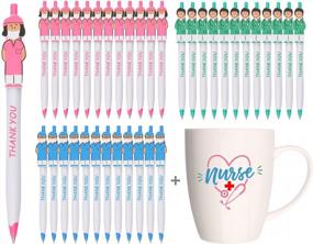 img 4 attached to 36 Nurse Pens & Mug Gift Set - Perfect Thank You For Medical Assistants, Nurses & Pharmacy Students!