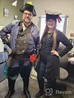 img 1 attached to Women’S Renaissance Steampunk Jacket, Medieval Halloween Costumes Gothic Victorian Pirate Vampire Tailcoat Vintage Frock Coat review by Erica Rogers