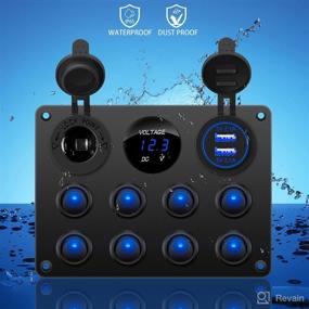 img 3 attached to KEING Multi Function Waterproof Volmeter Pre Wired