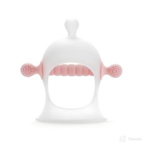 img 4 attached to 🍼 SPRACT Baby Teething Toys - Never-Drop Silicone Teethers for Babies 0-6 Months & 6-12 Months - Sucking Needs Pacifier for Breastfeeding - Clear Pink