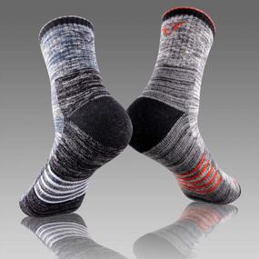 img 3 attached to Wicking Cushion Quarter Crew Socks For Men'S Outdoor Sports - FEIDEER Walking Hiking Socks, Available In 3/4/5 Pairs, Sizes 6-15