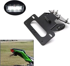 img 4 attached to Xitomer Fender Eliminator for Ninja300 EX300 & Ninja250 EX250 2013-2022 with LED License Plate Light - Compatible with OEM & Stock/Aftermarket Turn Signal