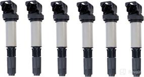 img 4 attached to ENA Set of 6 Ignition Coil Pack Compatible with BMW M3 X3 X5 Z3 Z4 325i 325Ci 325xi 330i 330Ci 330xi 525i 530i 650i 745Li 750i 760i - High-Quality C1404 UF515 Replacement Coils for Enhanced Performance