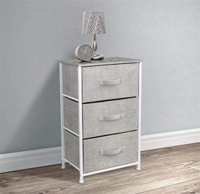 img 3 attached to Sorbus Nightstand Drawers Furniture Accessories Furniture best: Bedroom Furniture