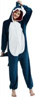 unleash your inner shark with abenca's adult animal costume onesie for women - perfect for halloween and christmas cosplay! logo